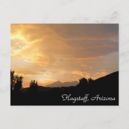 Flagstaff Sunset Postkarte