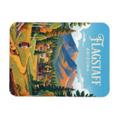 Flagstaff USA Magnet (Horizontal)