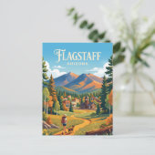 Flagstaff USA Postkarte (Stehend Vorderseite)