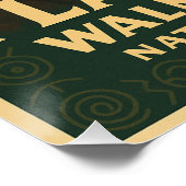 Flagstaff - Walnut Canyon Dwellings Poster (Ecke)