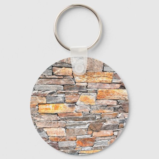 Flagstone | natural stone pattern | bricks schlüsselanhänger (Vorderseite)