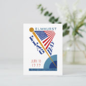 Flagtag Postkarte (Stehend Vorderseite)