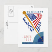 Flagtag Postkarte (Vorne/Hinten)