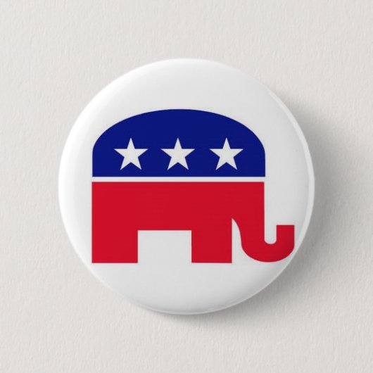 Flair-Button: Republikanischer Elefant Button (Vorderseite)