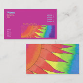 Flair-Geschäfts-Karte Visitenkarte (Vorne/Hinten)