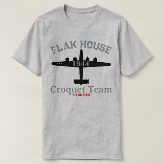 Flak House Krocket-Team B-24 T-Shirt (Design vorne)