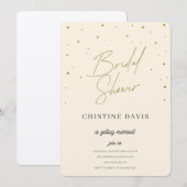 Flakes/Forever-Brautparty Einladung (Vorne/Hinten)