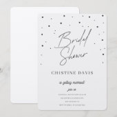 Flakes & Forever Bridal Shower Einladung (Vorne/Hinten)