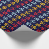 Flakes ~ Roll Gift Wrapping Paper FARBE CHANGE Geschenkpapier (Ecke)