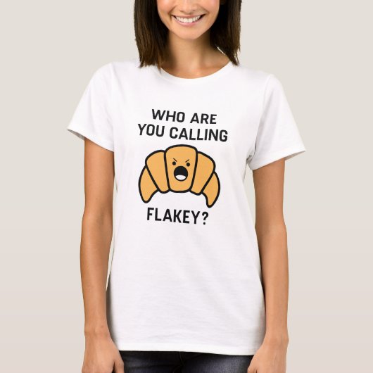Flakey Croissant T-Shirt (Vorderseite)