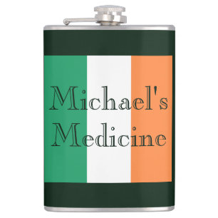 Flakon der Medicine Irish Flag von individuelle Na Flachmann