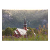 Flakstad Church Fotodruck (Vorne)