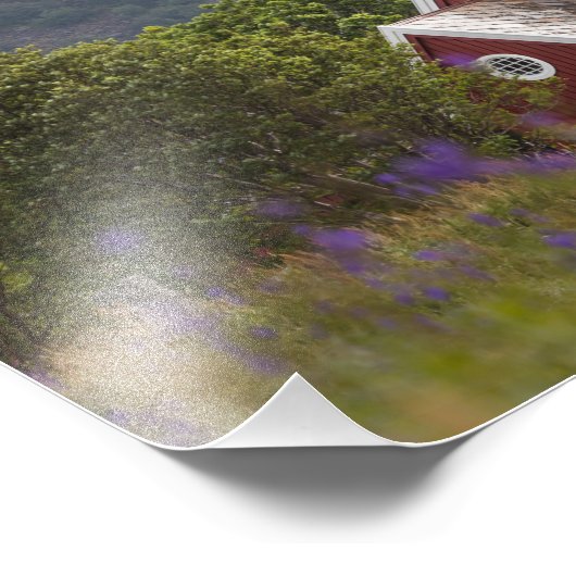 Flakstad Church Fotodruck (Ecke)