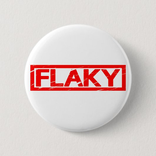 Flaky Briefmarke Button (Vorderseite)