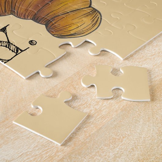 Flaky Buttery Croissant French Pastry Feinschmecke Puzzle (Seite)