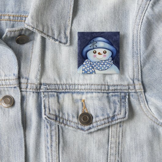 Flaky Snowman Button (Beispiel)