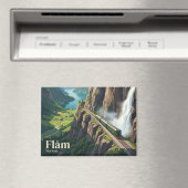 Flåm-Bahn Norwegen Magnet (In Situ (Geschirrspüler))