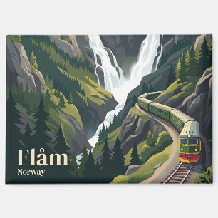 Flåm-Bahn Norwegen Magnet