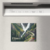 Flåm-Bahn Norwegen Magnet (In Situ (Geschirrspüler))