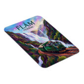 Flåm-Bahn Norwegen Magnet (Rechte Seite)