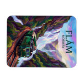Flåm-Bahn Norwegen Magnet (Horizontal)