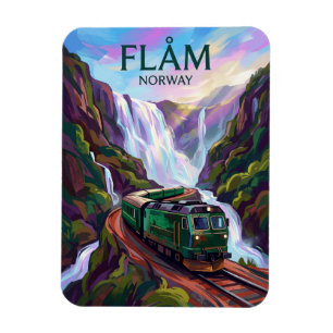 Flåm-Bahn Norwegen Magnet