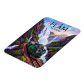 Flåm-Bahn Norwegen Magnet (Linke Seite)