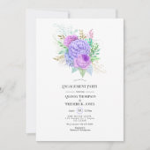 Flam Spring Engagement Party Einladung (Vorderseite)