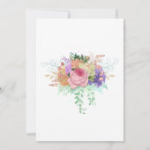 Flam Spring Engagement Party Einladung (Rückseite)