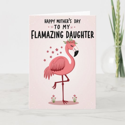 Flamazing Daughter Card Karte (Vorderseite)