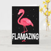 Flamazing Nk Flamingo Neuheit Flamingo Liebhaber L Karte (Gelbe Blume)