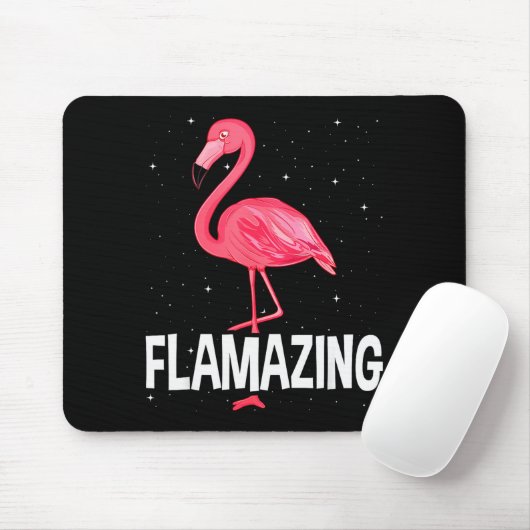 Flamazing Nk Flamingo Novelty Flamingo Lover Funny Mousepad (Mit Mouse)