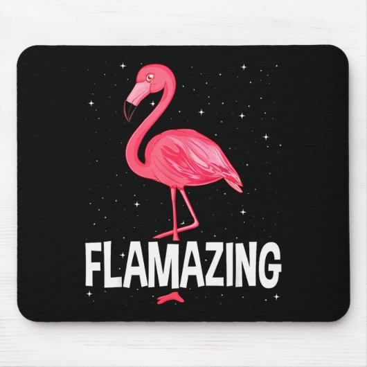 Flamazing Nk Flamingo Novelty Flamingo Lover Funny Mousepad (Vorne)