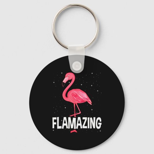 Flamazing Nk Flamingo Novelty Flamingo Lover Funny Schlüsselanhänger (Vorderseite)