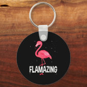 Flamazing Nk Flamingo Novelty Flamingo Lover Funny Schlüsselanhänger (Vorderseite)