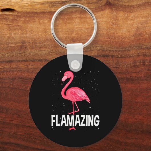 Flamazing Nk Flamingo Novelty Flamingo Lover Funny Schlüsselanhänger (Vorderseite)