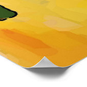 Flambeau beim Mardi Gras Parade Poster (Ecke)