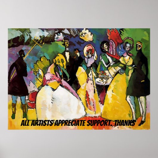 Flambeau: Mardi Gras Party Poster (Vorne)