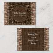 Flambeau-viktorianisches kundengerechtes visitenkarte (Vorne/Hinten)