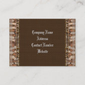 Flambeau-viktorianisches kundengerechtes visitenkarte (Rückseite)