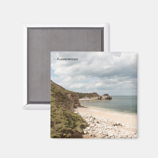 Flamborough Coast Magnet (Vorderseite/Rückseite)