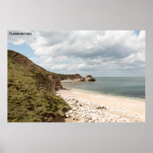 Flamborough Coast Poster