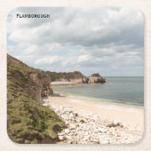 Flamborough Coast Rechteckiger Pappuntersetzer (Vorderseite)