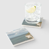 Flamborough Coast Steinuntersetzer (Seitenansicht)