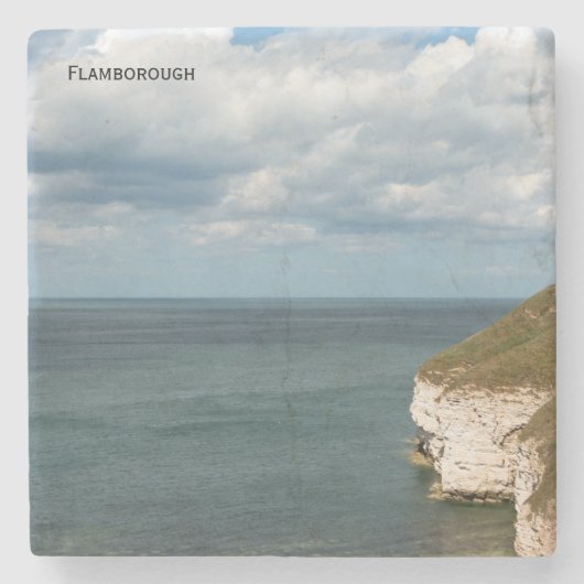 Flamborough Coast Steinuntersetzer (Vorderseite)