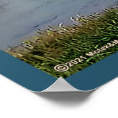 Flamborough Head Chalk Cliffs Poster (Ecke)
