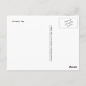 Flamboyan-Blume (CloseUp) Postkarte (Rückseite)