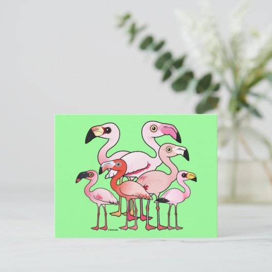 Flamboyance Postkarte (Stehend Vorderseite)