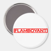 Flamboyant-Briefmarke Magnet (Vorderseite/Rückseite)