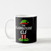 Flamboyant Elf Family Matching Group Christmas Kaffeetasse (Links)